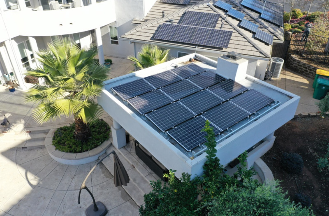 Residential solar from Excite Energy CA home