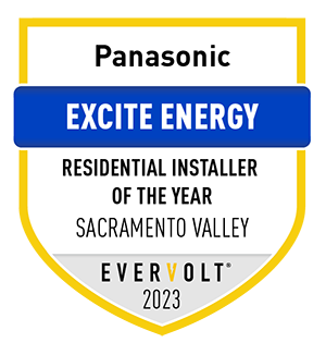 Excite Energy Panasonic residential installer of the year 2023