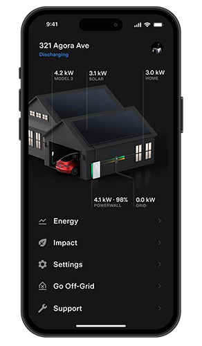 tesla powerwall 3 solar panels easy app excite energy california